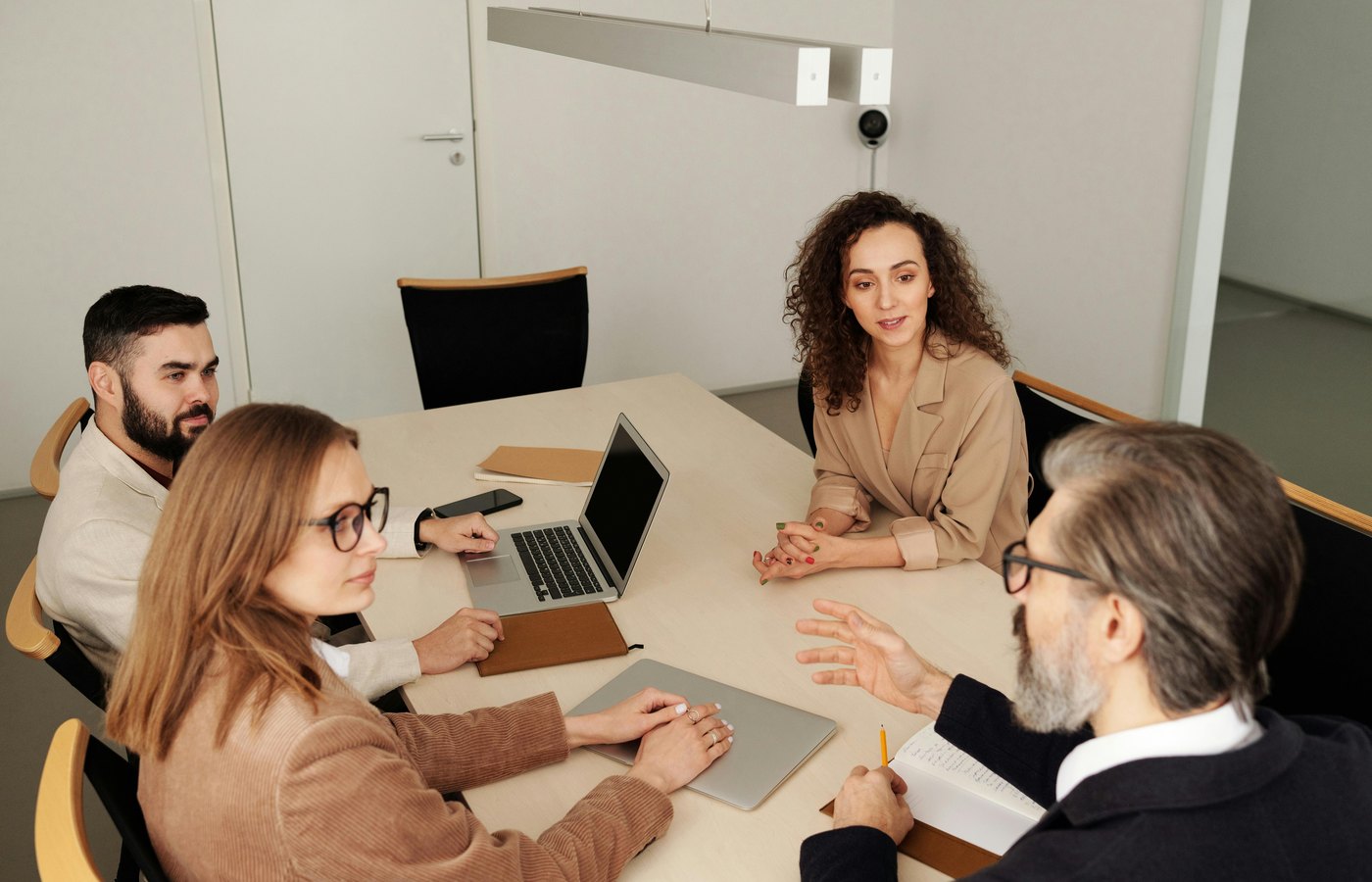 Professional business gathering in a meeting environment